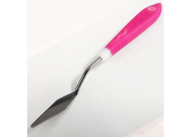 SPATOLA ROMBO PICCOLA in Acciaio Inox con Manico Antiscivolo L 2,2 cm x H 18 cm - Confezione da 1 pezzo - DECORA