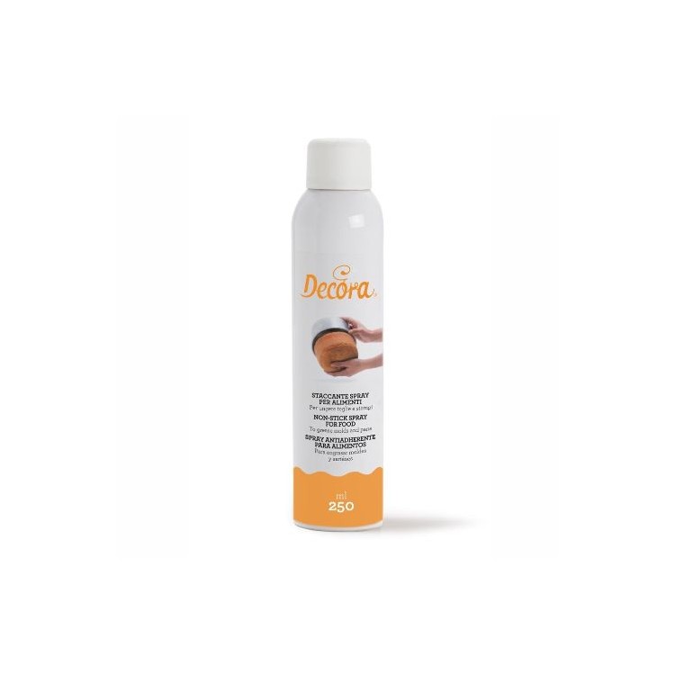 SPRAY ANTIADERENTE  SENZA GLUTINE  AL BURRO  DECORA prodotti-alimentari-cake-design-per-torte 250 ml 1 pz