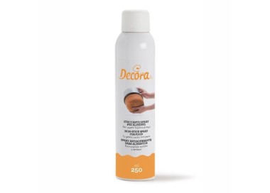 SPRAY ANTIADERENTE  SENZA GLUTINE  AL BURRO  DECORA prodotti-alimentari-cake-design-per-torte 250 ml 1 pz