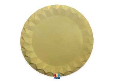 5 Sottopiatti Diamant Ø 32 cm oro