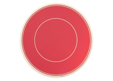 5 Sottopiatti Ø 32 cm Classic Rosso Oro Metal
