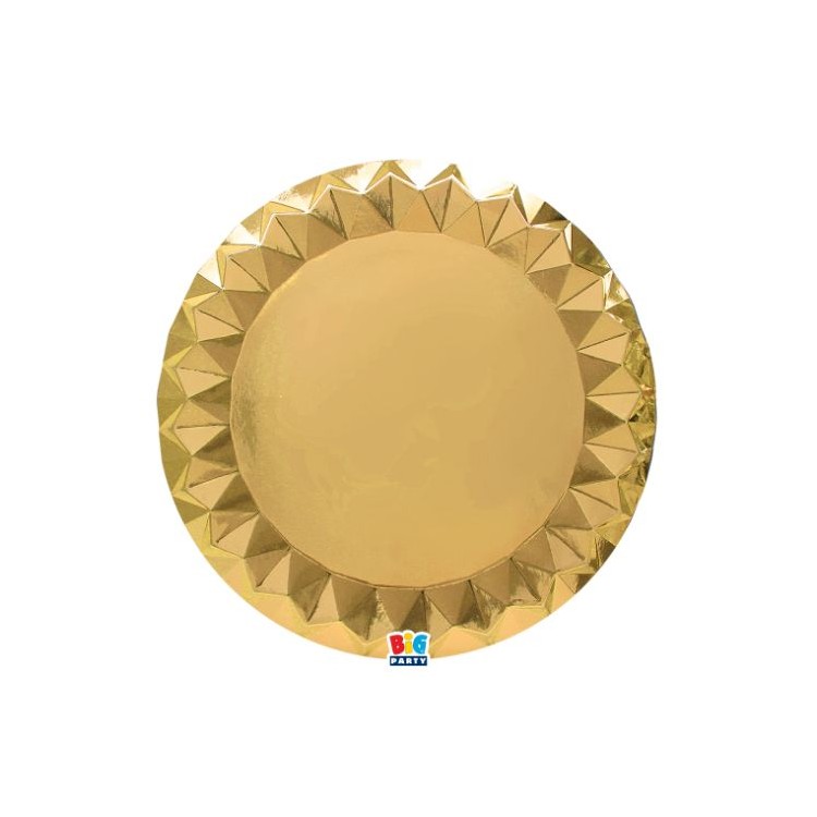 5 Sottopiatti ORO SPECCHIATO Ø 32 cm