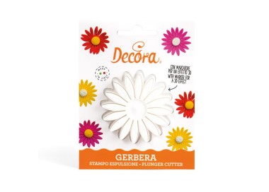 Stampo  margherita ad espulsione 7 cm  1 pz DECORA