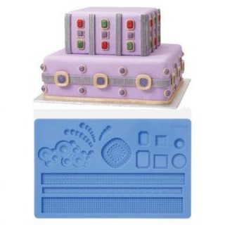 STAMPO GIOIELLI A IMPRESSIONE IN SILICONE PER PASTA DI ZUCCHERO WILTON