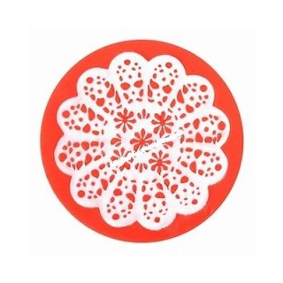 Stampo GRANADA in Silicone per Sweet Lace Express o Isomalto - Diametro 8 cm x H 1 cm - 1 pezzo - Modecor