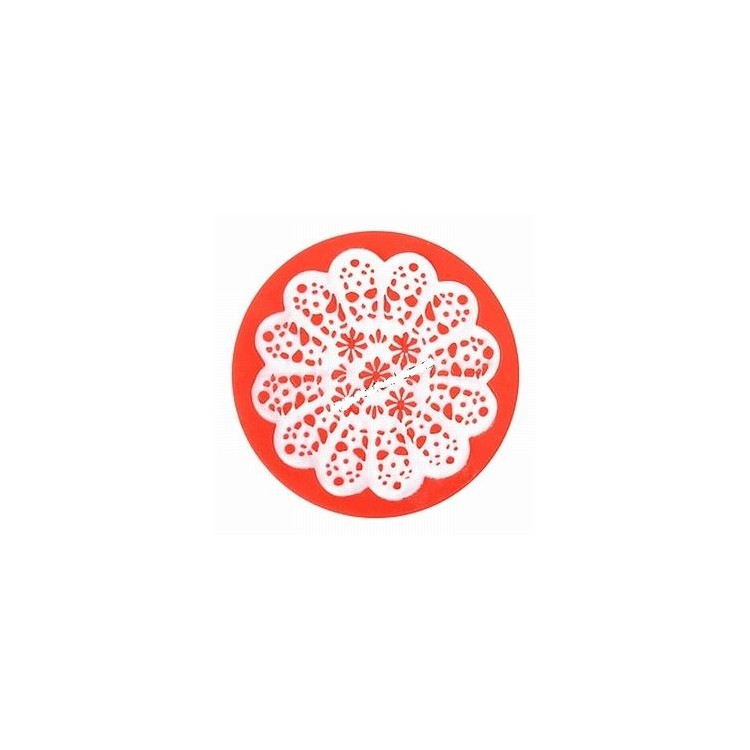 Stampo GRANADA in Silicone per Sweet Lace Express o Isomalto - Diametro 8 cm x H 1 cm - 1 pezzo - Modecor