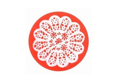Stampo GRANADA in Silicone per Sweet Lace Express o Isomalto - Diametro 8 cm x H 1 cm - 1 pezzo - Modecor