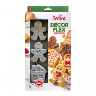 STAMPO IN SILICONE GINGERBREAD