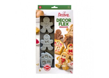 STAMPO IN SILICONE GINGERBREAD