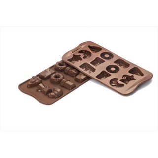 STAMPO IN SILICONE PER CIOCCOLATINI GOOD MORNING SILIKOMART