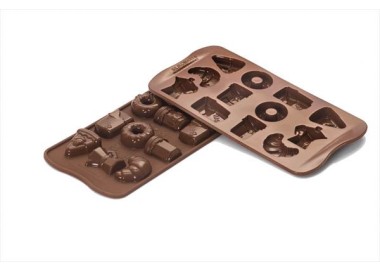 STAMPO IN SILICONE PER CIOCCOLATINI GOOD MORNING SILIKOMART