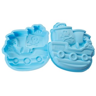 STAMPO IN SILICONE PER TORTA PIRATES BOAT SILIKOMART