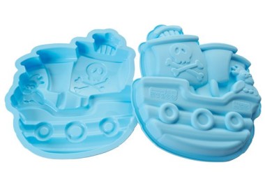 STAMPO IN SILICONE PER TORTA PIRATES BOAT SILIKOMART