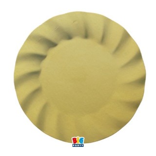 6 Piatti piani  25 cm Wavy oro