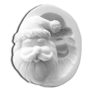 STAMPO IN SILICONE TESTA BABBO NATALE 7 x 5 cm SILIKOMART