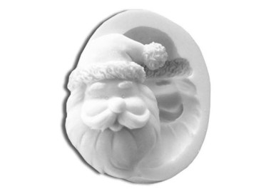 STAMPO IN SILICONE TESTA BABBO NATALE 7 x 5 cm SILIKOMART