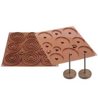 STAMPO IN SILICONE UOVO 3D CIOCCOLATA -EGG CHOC - SILIKOMART