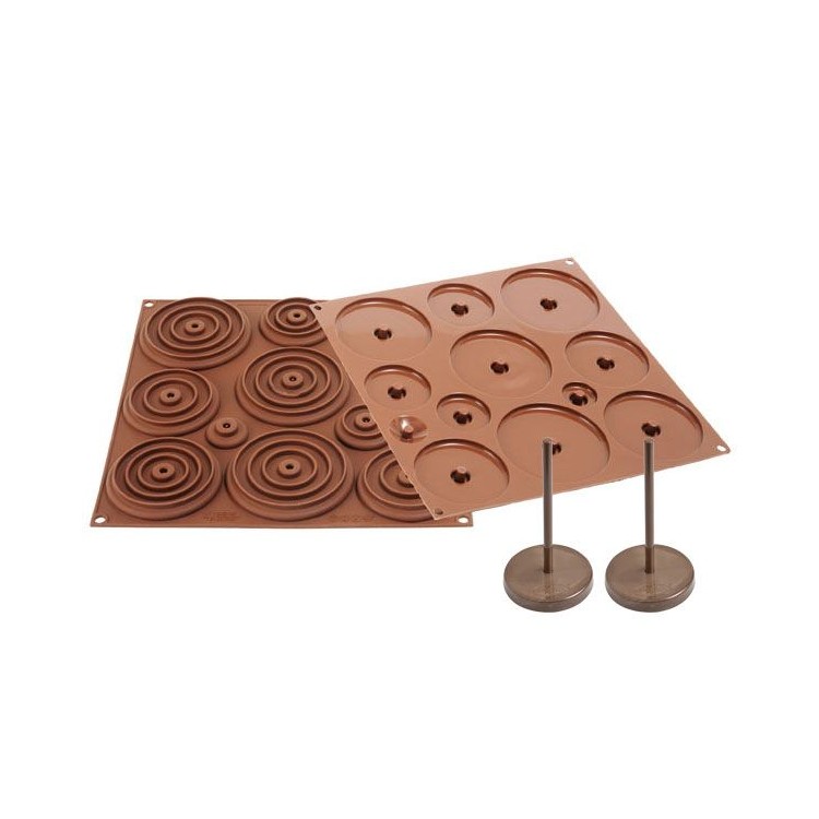 STAMPO IN SILICONE UOVO 3D CIOCCOLATA -EGG CHOC - SILIKOMART