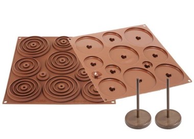 STAMPO IN SILICONE UOVO 3D CIOCCOLATA -EGG CHOC - SILIKOMART