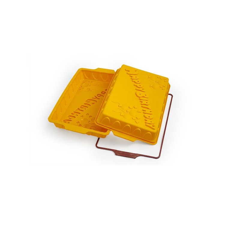 STAMPO PER TORTA IN SILICONE HAPPY BIRTHDAY SILIKOMART