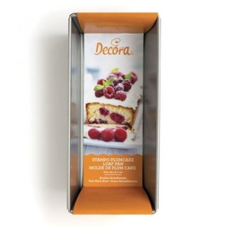 STAMPO-TEGLIA  PLUMCAKE  IN ACCIAIO ANTIADERENTE  1 pz 25 x 11,5 H 7 Cm   DECORA