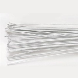 Steli per fiori bianchi 18 gauge (50 pz) Decora ( i più resistenti )