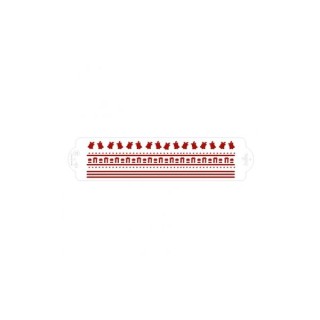 STENCIL Christmas Gifts (Natale) - Dim. 7 cm x 30 cm - 1 pezzo - DECORA