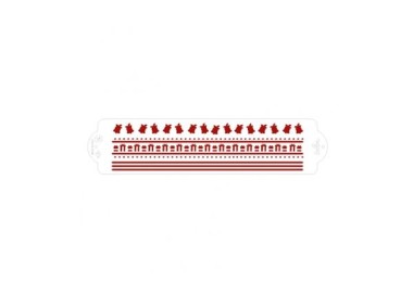 STENCIL Christmas Gifts (Natale) - Dim. 7 cm x 30 cm - 1 pezzo - DECORA