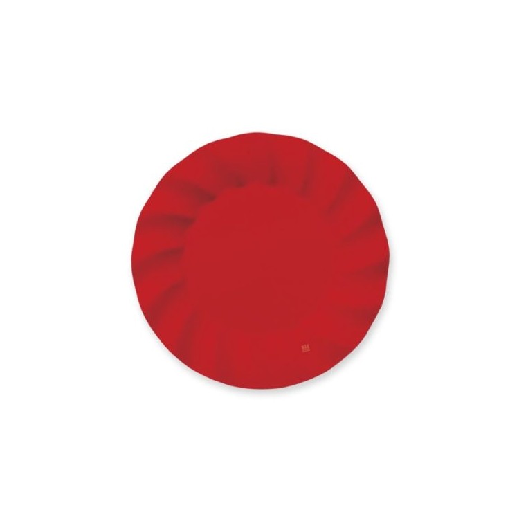 8 Piatti  20 cm Wavy Red Rosso opaco