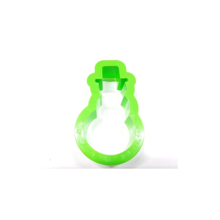 TAGLIAPASTA PUPAZZO DI NEVE   (NATALE)  IN PLASTICA 10 cm x 6 cm x 2 cm H - DECORA