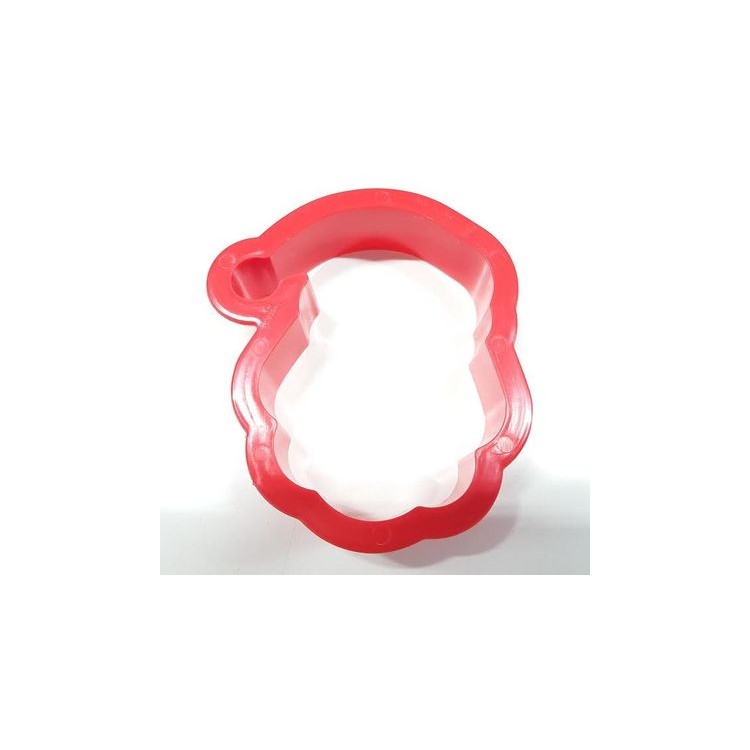 TAGLIAPASTA TESTA BABBO  NATALE (NATALE)  IN PLASTICA 10 cm x 8 cm x 2 cm H - DECORA
