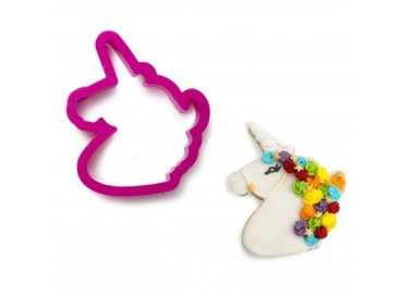 Tagliapasta Unicorno  in Plastica - Dim. cm 8,5 x 10  x h 2cm - 1 pezzi - DECORA
