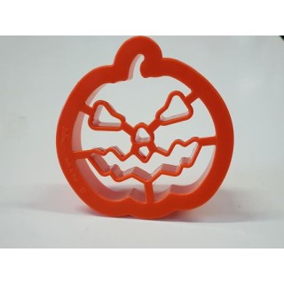 TAGLIAPASTA ZUCCA TENEBROSA  DI HALLOWEEN IN PLASTICA 8 cm x 8 cm x 2 cm H - DECORA