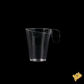 TAZZINA CAFFE' DESIGN PS 72cc - Trasparente - Confezione da 12 pezzi  - GOLD PLAST