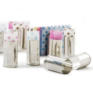 8 STAMPI PER DOLCE CARTUCCE NAPOLETANE + 50 CARTINE BIANCHE  IN CARTA DA FORNO Diametro 2,4 cm x lunghezza 4,5 cm DECORA