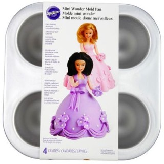 Teglia da forno "Mini Wonder Mold Pan" bambola piccola WILTON