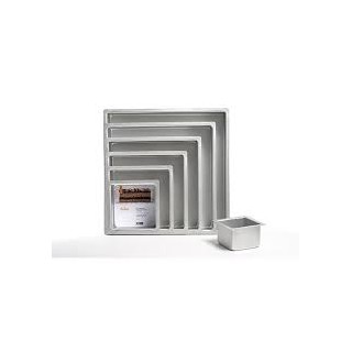 Teglia Professionale in Alluminio Anodizzato Quadrata cm 10x10x10 h Decora