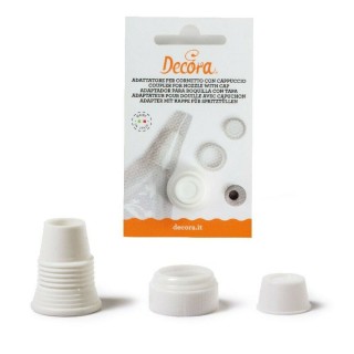 ADATTATORE CORNETTO / BECCUCCIO STANDARD con CAPPUCCIO -( NEW )  1 pezzo - DECORA