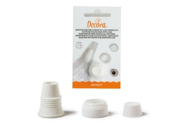 ADATTATORE CORNETTO / BECCUCCIO STANDARD con CAPPUCCIO -( NEW )  1 pezzo - DECORA
