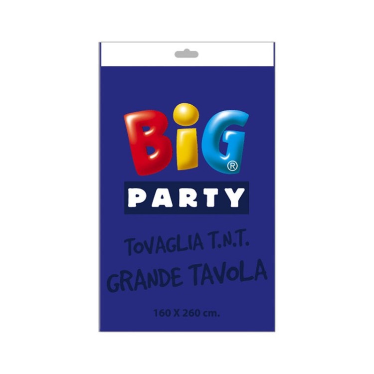 Tovaglia Blù in TNT ( Tessuto non tessuto ) -160 cm x 260 cm - Big Party Tovaglia Blù in TNT ( Tessuto non tessuto ) -160 cm x 260 cm - Big Party