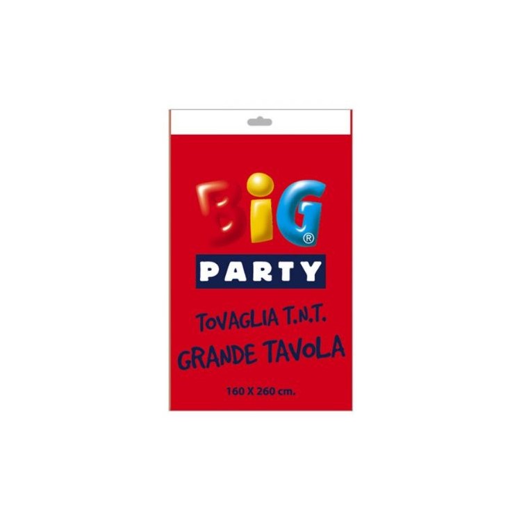 Tovaglia Rossa in TNT ( Tessuto non tessuto ) -160 cm x 260 cm - Big Party Tovaglia Rossa in TNT ( Tessuto non tessuto ) -160 cm x 260 cm - Big Party