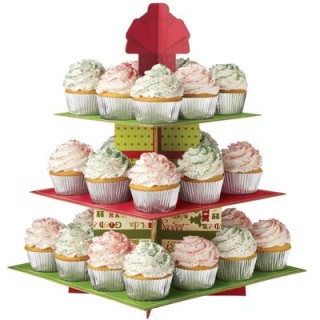 Alzata  Natalizia cupcake   wiltona