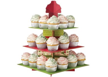 Alzata  Natalizia cupcake   wiltona