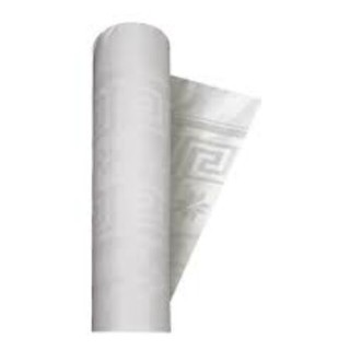Tovaglia carta rotolo  colore bianco dimensione 1,20 x 5 mt