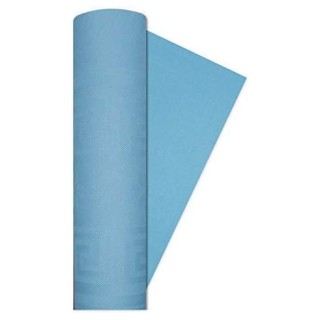 Tovaglia carta rotolo  colore celeste dimensione 1,20 x 5 mt