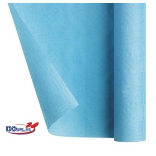 Tovaglia carta rotolo  colore celeste dimensione 1,20 x 7 mt