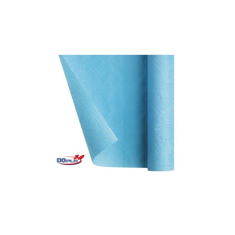 Tovaglia carta rotolo  colore celeste dimensione 1,20 x 7 mt