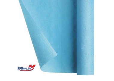 Tovaglia carta rotolo  colore celeste dimensione 1,20 x 7 mt