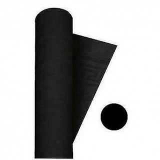 Tovaglia carta rotolo  colore nero dimensione 1,20 x 7 mt Big Party