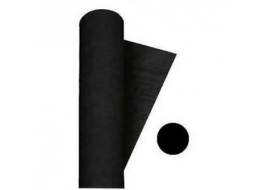 Tovaglia carta rotolo  colore nero dimensione 1,20 x 7 mt Big Party